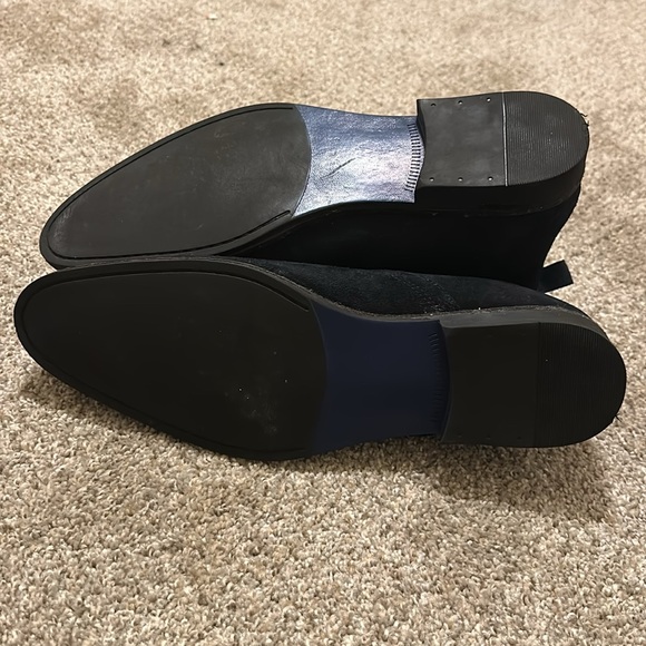 Men's Black Suede Chelsea Boots - Picture 3 of 3